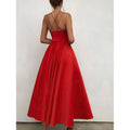 Women's Sleeveless Solid Color Open Back Maxi Dress by DailySale