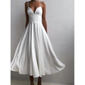 Women's Sleeveless Solid Color Open Back Maxi Dress by DailySale