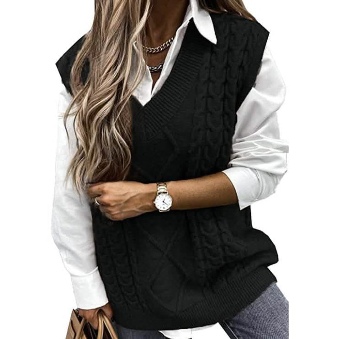 Women's Sleeveless Sweater Vest Top by DailySale