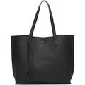 Women's Soft Faux Leather Tote Shoulder Bag by DailySale
