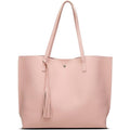 Women's Soft Faux Leather Tote Shoulder Bag by DailySale