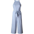 Women's Solid Color Crew Neck Casual Jumpsuit by DailySale