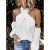 Women's Solid Color Halter Top