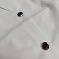 Women's Solid Colored Long Sleeve Button Standing Collar Basic Tops by DailySale