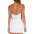 Women's Spaghetti Strap V-Neck Satin Suspender by DailySale