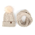 Women's Speckled Knit Hat and Infinity Scarf Set by DailySale