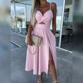 Women‚Äòs Split Cut Out Midi Dress by DailySale