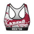Women's Sports Bra - Alabama Crimson Tide - Team Blast by Rock 'Em Socks