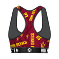 Women's Sports Bra - Arizona State Sun Devils - Logo All-Over by Rock 'Em Socks