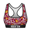Women's Sports Bra - Arizona State Sun Devils - Twisted Wordmark by Rock 'Em Socks
