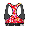 Women's Sports Bra - Cincinnati Bearcats - Twisted Wordmark by Rock 'Em Socks