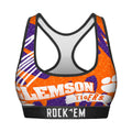 Women's Sports Bra - Clemson Tigers - Team Blast by Rock 'Em Socks