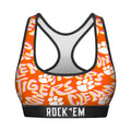 Women's Sports Bra - Clemson Tigers - Twisted Wordmark by Rock 'Em Socks