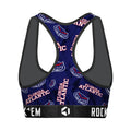 Women's Sports Bra - FAU Owls - Logo All-Over by Rock 'Em Socks