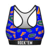 Women's Sports Bra - Florida Gators - Logo All-Over
