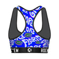 Women's Sports Bra - Florida Gators - Twisted Wordmark by Rock 'Em Socks