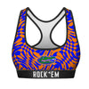 Women's Sports Bra - Florida Gators - Wavy Checkers