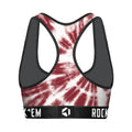 Women's Sports Bra - Florida State Seminoles - Team Tie Dye by Rock 'Em Socks