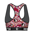 Women's Sports Bra - Florida State Seminoles - Twisted Wordmark by Rock 'Em Socks