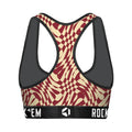 Women's Sports Bra - Florida State Seminoles - Wavy Checkers by Rock 'Em Socks