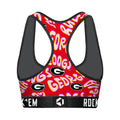 Women's Sports Bra - Georgia Bulldogs - Twisted Wordmark by Rock 'Em Socks