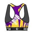 Women's Sports Bra - LSU Tigers - Team Blast by Rock 'Em Socks