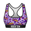 Women's Sports Bra - LSU Tigers - Twisted Wordmark