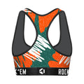 Women's Sports Bra - Miami Hurricanes - Team Blast by Rock 'Em Socks