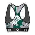Women's Sports Bra - Michigan State Spartans - Team Blast by Rock 'Em Socks