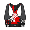 Women's Sports Bra - Nebraska Huskers - Team Blast by Rock 'Em Socks