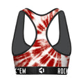 Women's Sports Bra - Oklahoma Sooners - Team Tie Dye by Rock 'Em Socks