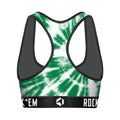 Women's Sports Bra - Oregon Ducks - Team Tie Dye by Rock 'Em Socks