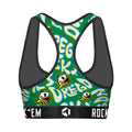 Women's Sports Bra - Oregon Ducks - Twisted Wordmark by Rock 'Em Socks