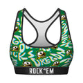 Women's Sports Bra - Oregon Ducks - Twisted Wordmark by Rock 'Em Socks