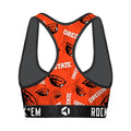 Women's Sports Bra - Oregon State Beavers - Logo All-Over by Rock 'Em Socks