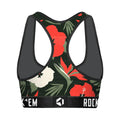 Women's Sports Bra - Paradise Palm by Rock 'Em Socks