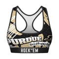 Women's Sports Bra - Purdue Boilermakers - Team Blast by Rock 'Em Socks