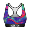 Women's Sports Bra - Rainbow Trips