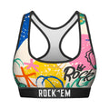Women's Sports Bra - Rock 'Em Graffiti by Rock 'Em Socks