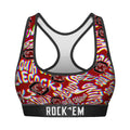 Women's Sports Bra - South Carolina Gamecocks - Twisted Wordmark by Rock 'Em Socks