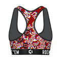 Women's Sports Bra - South Carolina Gamecocks - Twisted Wordmark by Rock 'Em Socks