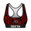 Women's Sports Bra - South Carolina Gamecocks - Wavy Checkers
