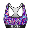 Women's Sports Bra - TCU Horned Frogs - Twisted Wordmark