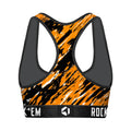 Women's Sports Bra - Tennessee Volunteers - Retro Paint by Rock 'Em Socks
