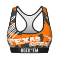 Women's Sports Bra - Texas Longhorns - Team Blast by Rock 'Em Socks