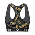 Women's Sports Bra - UCF Knights - Logo All-Over by Rock 'Em Socks