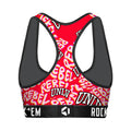 Women's Sports Bra - UNLV Rebels - Twisted Wordmark by Rock 'Em Socks