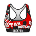 Women's Sports Bra - Utah Utes - Team Blast by Rock 'Em Socks