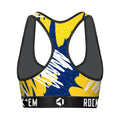 Women's Sports Bra - West Virginia Mountaineers - Team Blast by Rock 'Em Socks