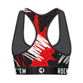 Women's Sports Bra - Wisconsin Badgers - Team Blast by Rock 'Em Socks